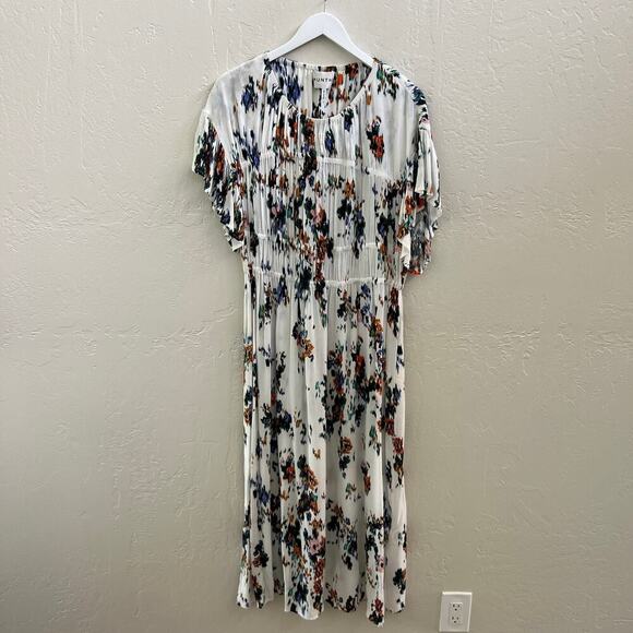 NEW $383 MUNTHE Jacey Dress Midi Multi - Picture 5 of 13